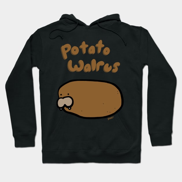 Potato Walrus Hoodie by Sudds